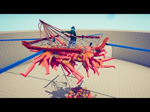 MASTER FISHING HOOK VS EVERY UNIT  - Totally Accurate Battle Simulator TABS