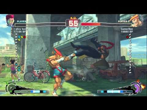 GamerBee [Adon] vs t alloy body [Viper] SSF4 Japanese Online Ranked Matches - TRUE-HD