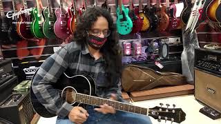 Video thumbnail for Epiphone Acoustic Electric Guitar, PR 4E - The Epiphone Experience - at Furtados, with Vignesh! by Furtados Music