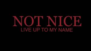 Not Nice feat. Drake - Live Up To My Name