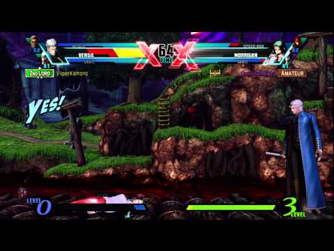 Ultimate Marvel vs Capcom 3 (PS3) -- Non-Ranked Matches 254 - 2nd Lord Team Trenchcoat