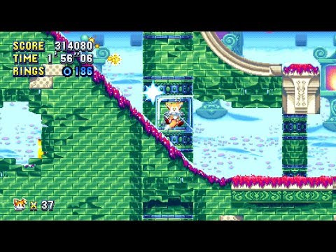 Sonic Mania: Part 5: Press Garden Zone (Super Tails)