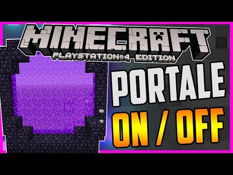 PORTALE DEL NETHER SEGRETO!! MINECRAFT PS4 ITA TUTORIAL MECCANISMO AUTOMATICO (PS3 XBOX WIIU SWITCH)