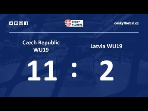 Highlights WU19: Česko - Lotyšsko 11:2