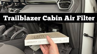 2021 - 2026 CHEVY TRAILBLAZER Cabin Air filter Replacement - How To Change Replace Chevrolet DIY