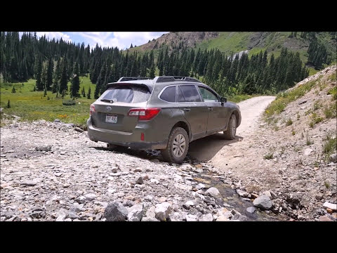Climbing Black Bear Pass in a Subaru (Now with 50% more Sheep!)