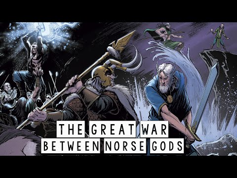 The Great War Between Norse Gods - Vanir vs Aesir - Norse Mythology in Comics - See Uu In History
