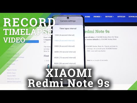 How to Change Time Lapse Speed in XIAOMI Redmi Note 9s – Customize Time Lapse Time