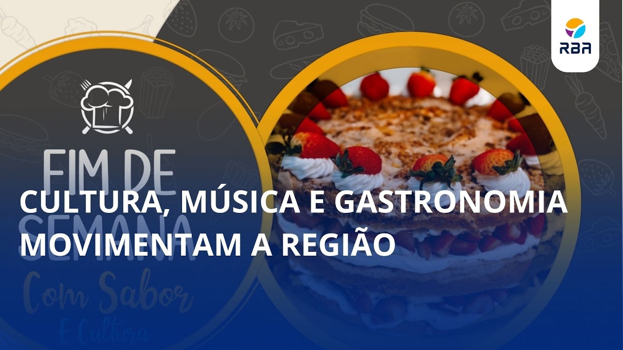 Cultura, música e gastronomia movimentam a região nos próximos dias