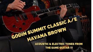 Video thumbnail for Overview: Godin Summit Classic A/E Havana Brown by Guitares Godin Officiel / Godin Guitars Official