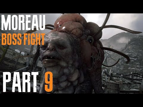 RESIDENT EVIL 8 VILLAGE 3rd Person Gameplay Walkthrough -PART 9-MOREAU BOSS FIGHT