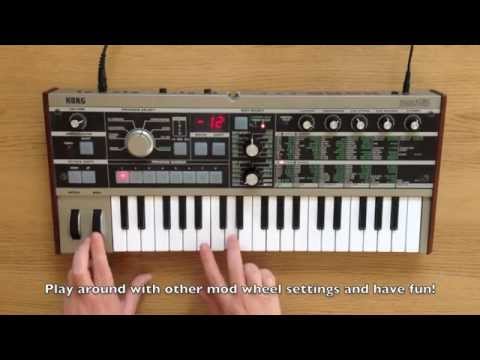MicroKorg Bass / Mod Wheel Patch - Synthesis Tutorial