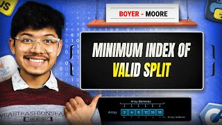 YouTube video '2780. Minimum Index of a Valid Split | Boyer-Moore Majority Voting Algorithm'