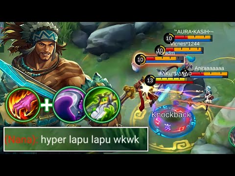 OP!! Hyper Lapu Lapu!! Brutal Demage One Combo Enemy Shutdown - Build Top 1 Global ~ Gameplay Exp