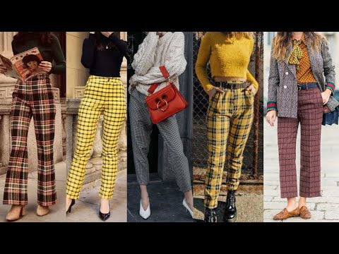 ESTAMPADO DE CUADROS un estampado EN TENDENCIA DE MODA /LOOKS CON ROPA con estampados de cuadros