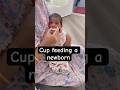 Cup Feeding Baby