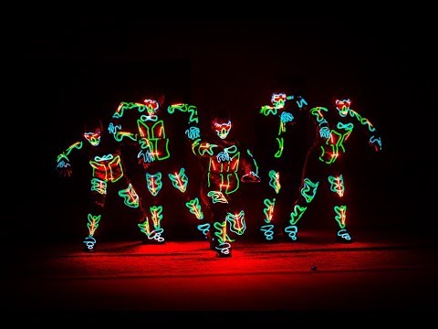 Neon show Laser man Неоновое шоу Лазер мен Лазерное шоу Laser show