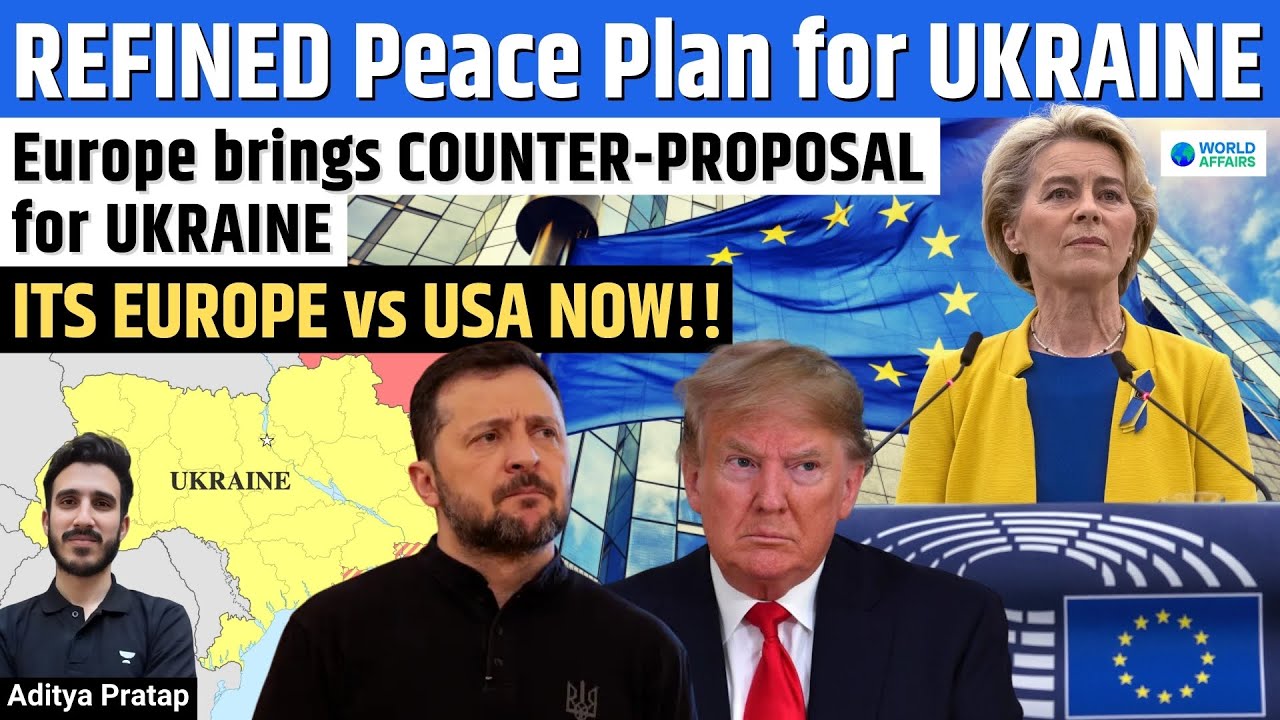 Russia–Ukraine War: New US–Ukraine Peace Plan, European Counter-Proposal & Kharkiv Attack