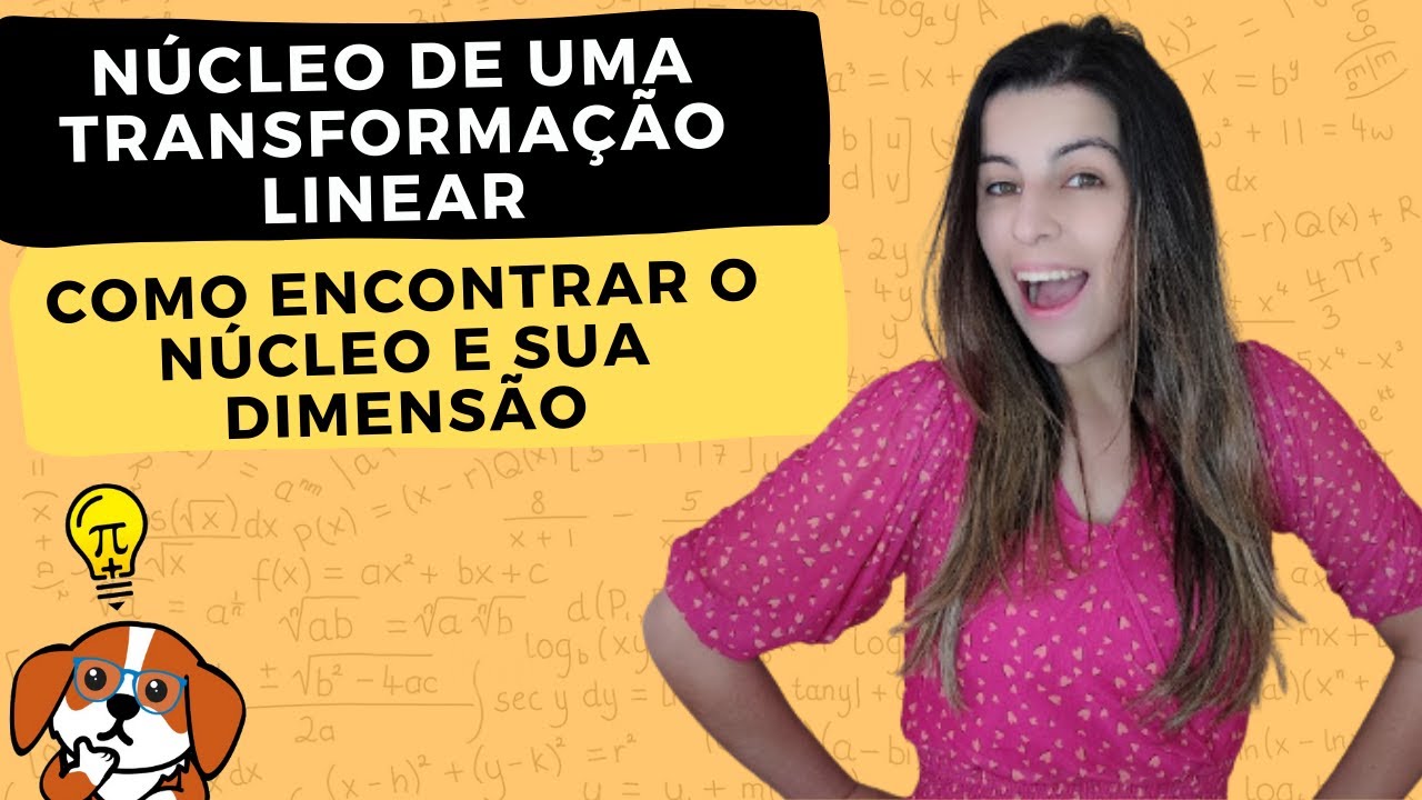 NÚCLEO DE UMA TRANSFORMAÇÃO LINEAR: Definição e Exercícios Resolvidos | Álgebra Linear