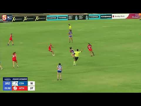 Rd 4 Hostplus SANFLW Snapshot - Central's Caitlen Teague zigs and zags to goal