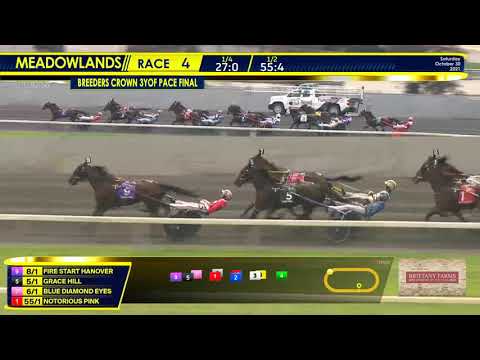 October 30, 2021 - Breeders Crown Final 3YO Filly Pace