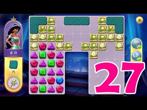 Disney Princess Majestic Quest Walkthrough Gameplay - Alladin Jasmin Story level 27
