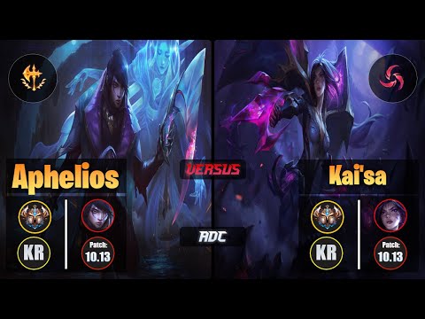 Challenger APHELIOS [Conqueror] (ADC) VS  KAI'SA - Challenger KR Patch 10.13