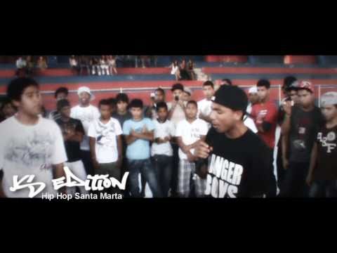 Batalla De Gallos [ HIPHOP ] Santa Marta ( COLOMBIA ) SERYEI vs BLACHO ( Primera Ronda )