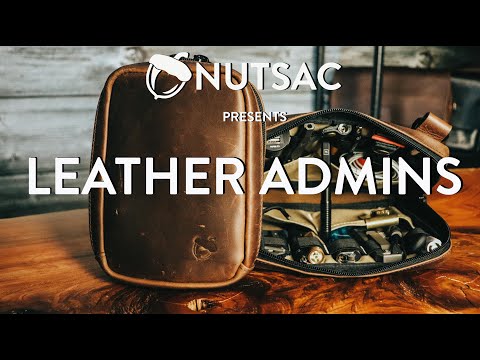 EDC Organizers: Leather Admin Pouches