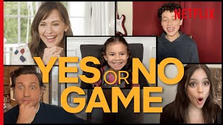 The Yes Day Cast Play The Yes/No Game | Netflix video