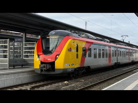 Regionalbahn von Friedberg (Hess) nach Hanau Hbf auf der Linie RB49 (24949) von der HLB 