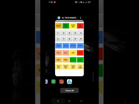 masjid clock app settings for mobile