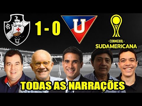 Todas as narrações - Vasco 1 x 0 LDU / Copa Sul-Americana 2018