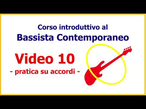Lezioni di basso 10 - Corso 5 Passi - PRATICA SU ACCORDI