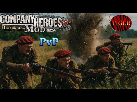 CoH Blitzkrieg Mod PvP _ Old but Epic v5.3.4 Battle!