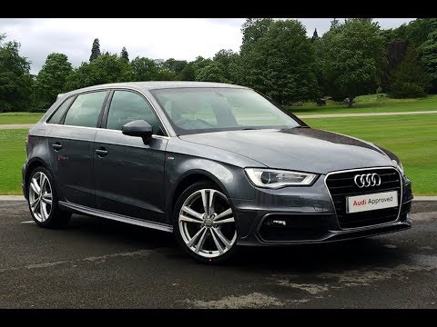 GK16ZHH AUDI A3 TDI S LINE NAV GREY 2016, Bradford Audi