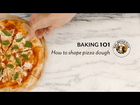 How to shape pizza dough