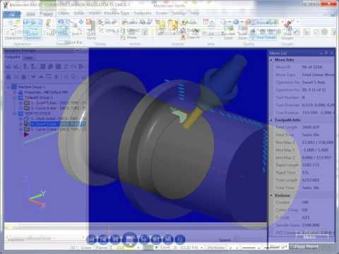 What's New - Mastercam X7 Trimming Multiaxis Toolpaths to the Stock