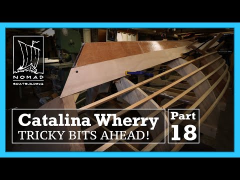 Building the Catalina Wherry - Part 18 - Broad Planking