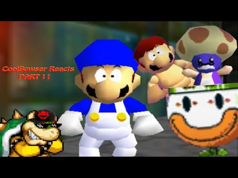 CoolBowser Reacts To SM64: ṩṩἔᾗмὄḋᾗᾄʀ 9 - Time travel edition + 3 other SMG4 videos