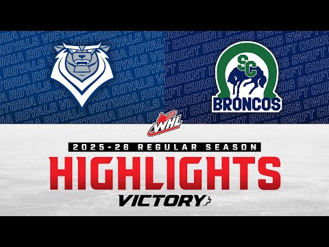 Victoria Royals at Swift Current Broncos 01/24 | WHL Highlights 2025-26