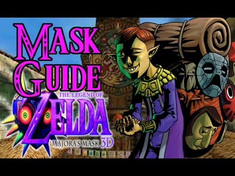 Legend of Zelda: Majora's Mask 3D All Mask Locations