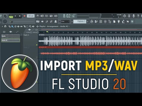  How to Import MP3 WAV Audio Files into FL Studio 20 Beginners Tutorial