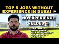 TOP 5 Dubai Jobs Without Experience Salary Visa How To Apply Freshers Guide 2025