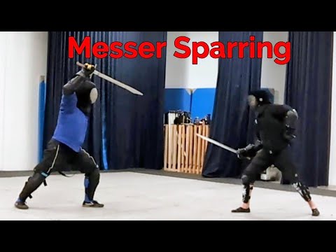 Langes Messer Sparring 2023-01-02, bout 1