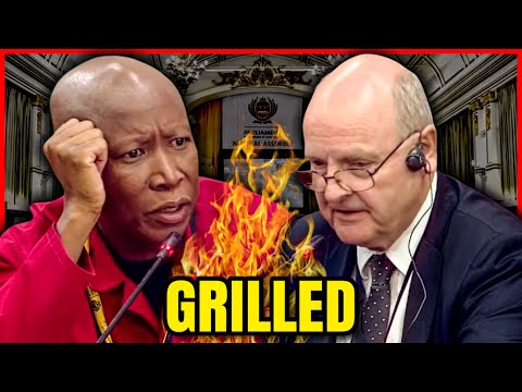 Julius Malema Grills Paul O’Sullivan With Serious Questions For Him Walking Out