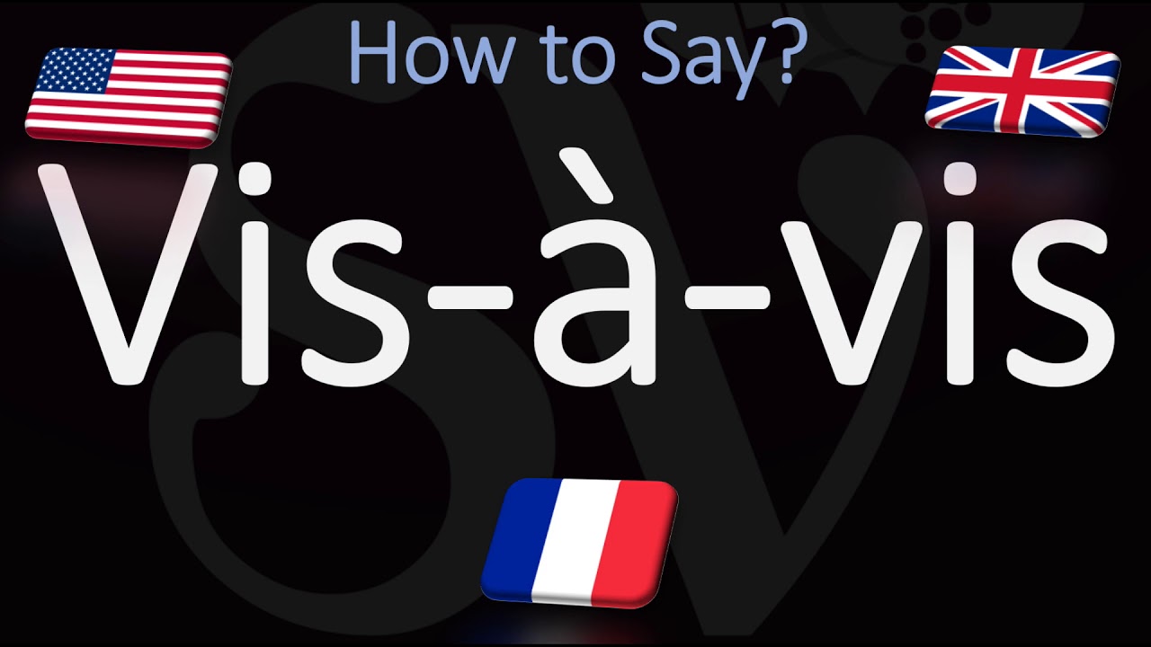 How to Pronounce Vis-à-vis (CORRECTLY)