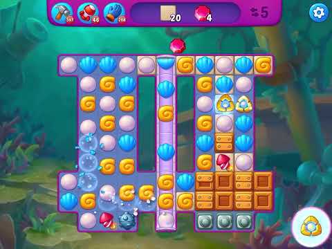 Fishdom Very Hard level 6533 no boosters フィッシュダム ベリーハード [Friend's]