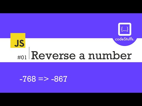 01 Data Structures Algorithms In Javascript Reverse A Number Lets Learn Javascript