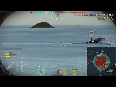 World of Warships - Groningen demolishing stuff - 2.8 bxp - 215k